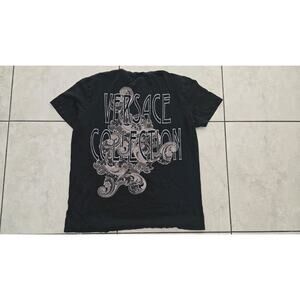 Versace Collection Graphic T-shirt Designer Distressed Large Unisex